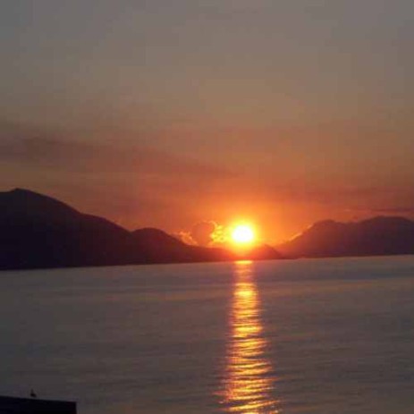 The Aeolian Islands, view from the terrace of my house